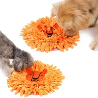 fashion new product pet sniffing mat molar slow food pet training blanket little lion sniffing mat exercise your sense of smell