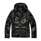 H92 прочтите описание! Мужское замшевое пальто азиатского размера, мужская куртка с капюшоном из овечьей кожи