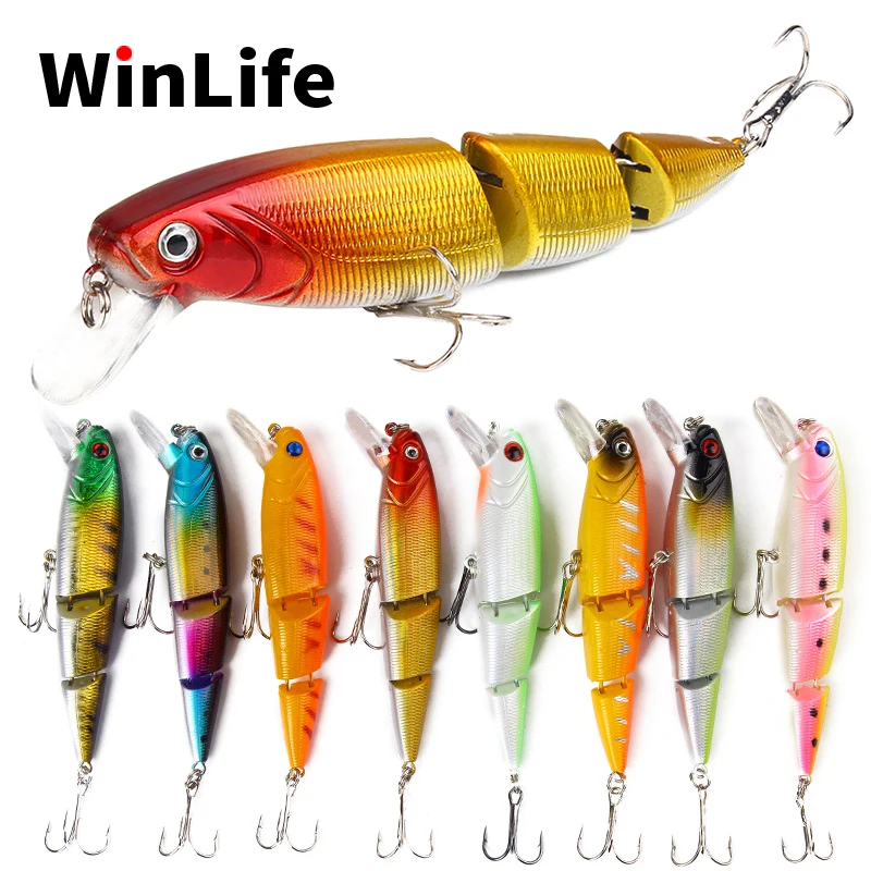 Winlife 11 5 см 15 1g Плавание с резиновым покрытием рыболовная приманка 3