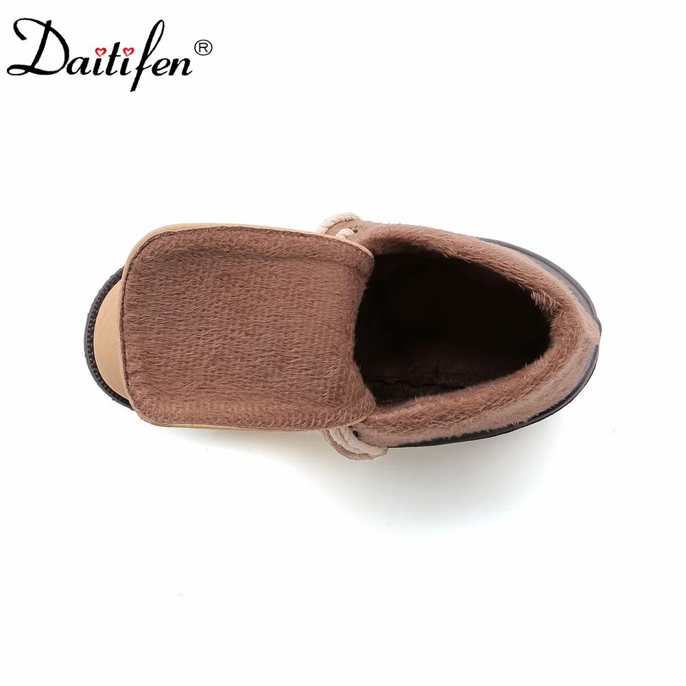 Брендовые Модные женские современные ботинки новые зимние ботильоны с круглым