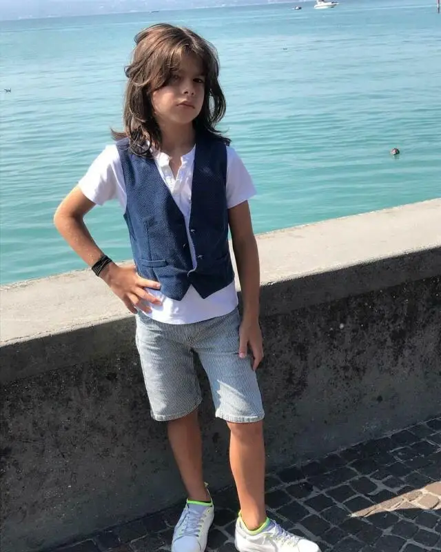 

New Kids Baby Boy Gentleman T-Shirt Tops Waistcoat Shorts Pants Outfits Set