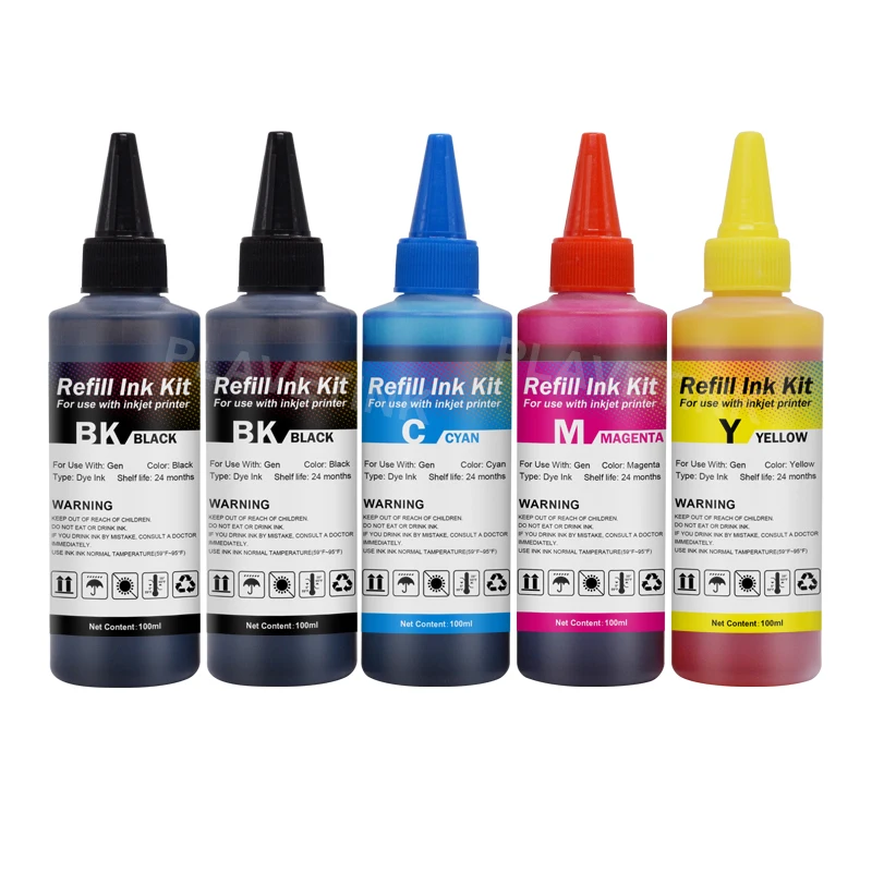 Чернила Plavetink 500 мл + чернильный картридж PGI570 CLI571 для Canon PGI 570 CLI 571 XL PIXMA Silver MG7750 MG7751