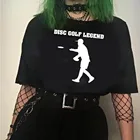 Модная черная футболка с принтом дисков, гольф, легендарная футболка, женская футболка в стиле Харадзюку, уличные Топы для женщин, готическая одежда, одежда в стиле панк