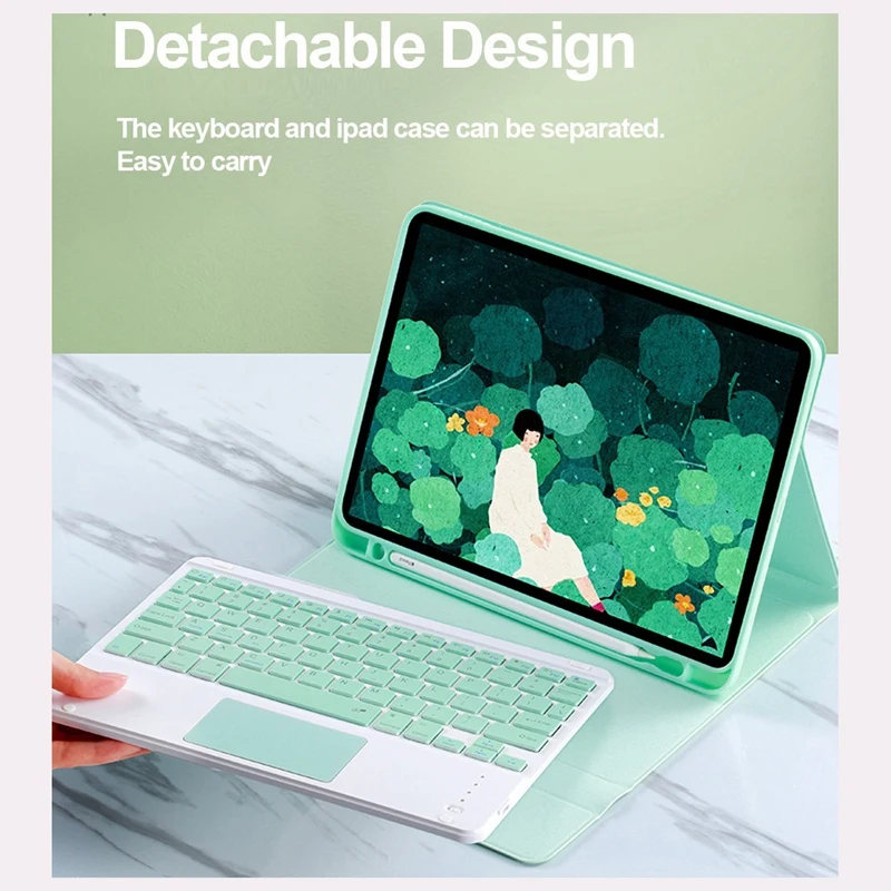 Портативный Съемный чехол с клавиатурой Bluetooth подходит для планшетов iPad Pro10.5/Air3