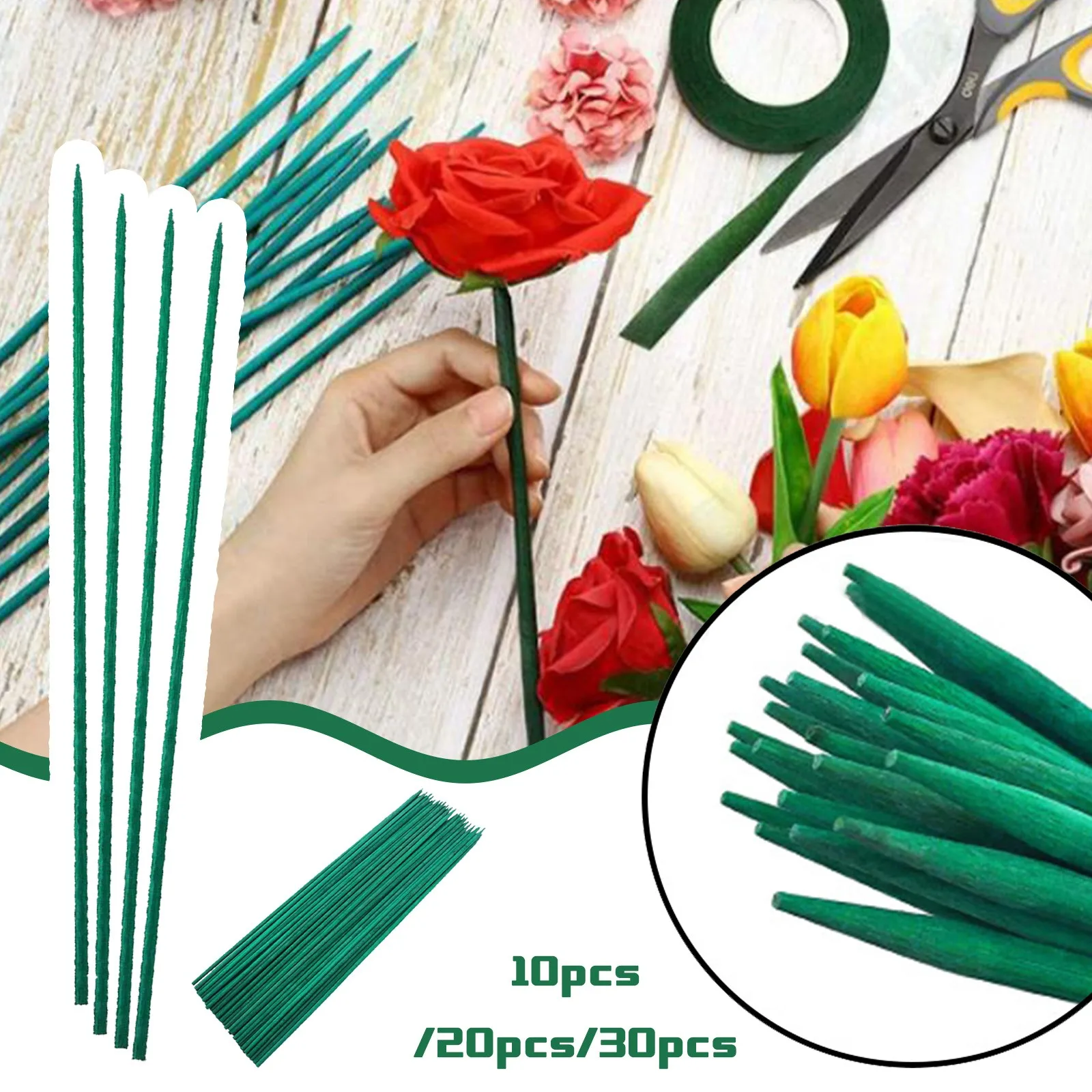 

10/20/30 шт., бамбуковые палочки для растений