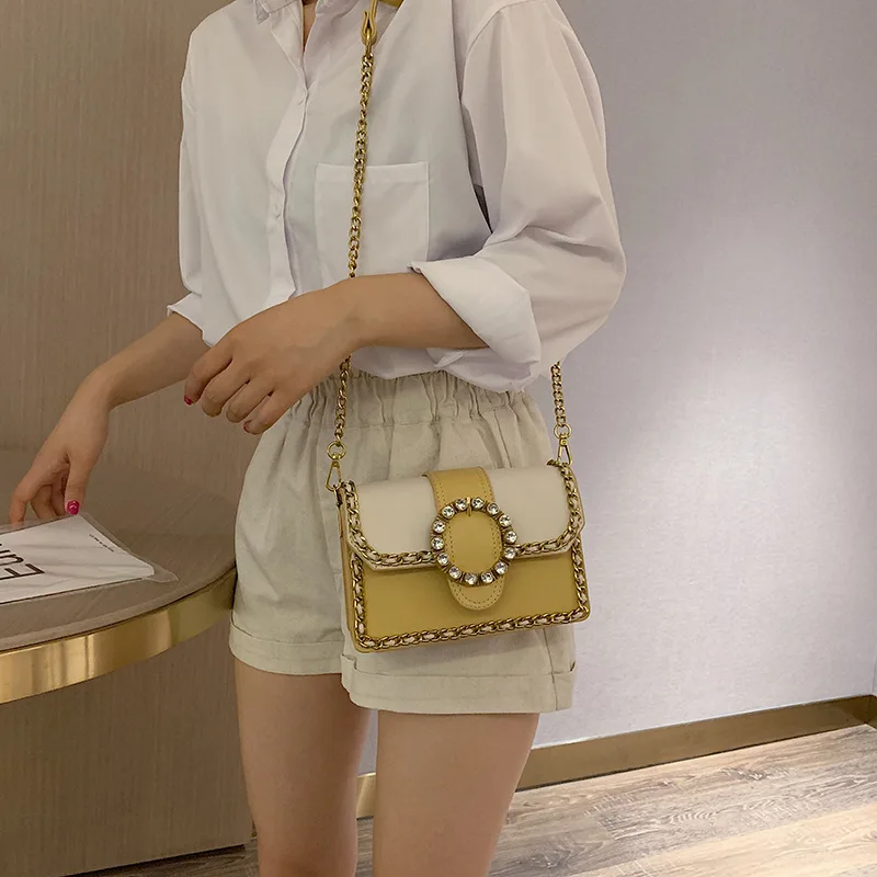 Ins водяной сверло женский 2019 новая Корейская версия Западная цепь Наклонная