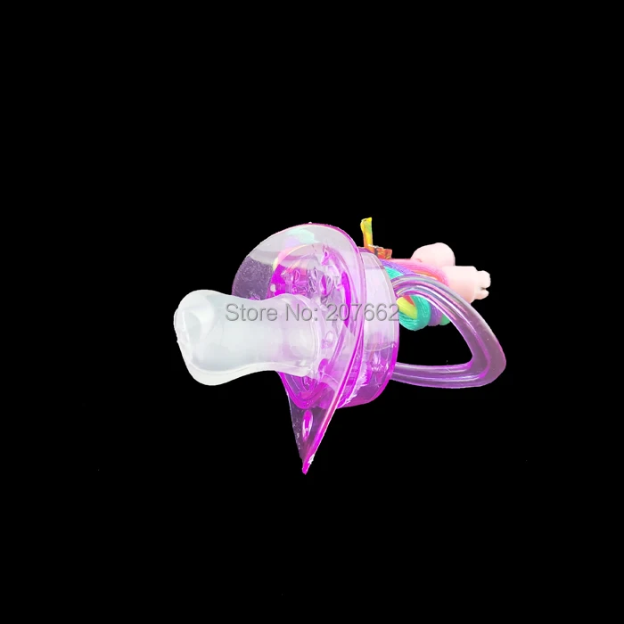 2 шт. светодиодный светильник для мягкой соски вечерние свистки мигающий ремешок