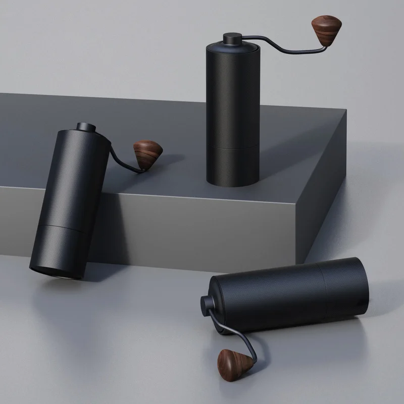 安い 手動コーヒーグラインダー,ステンレス鋼,オフィス用,ドリップ付き,家庭用