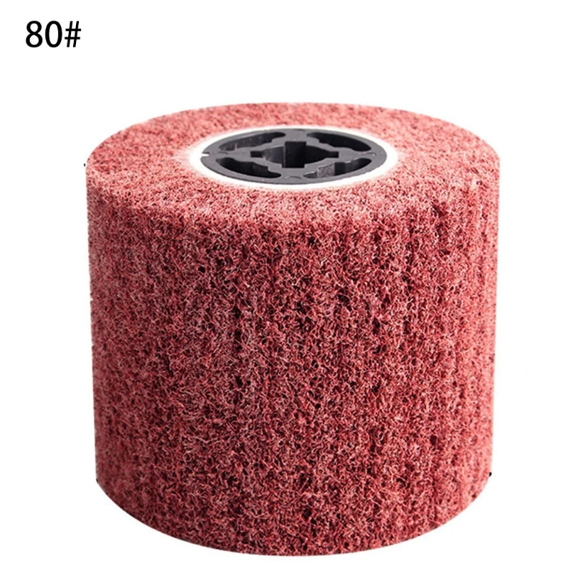 

Woven Buffing Abrasive Flap Wheel Wire Drawing Burnishing Wheel for Polishing