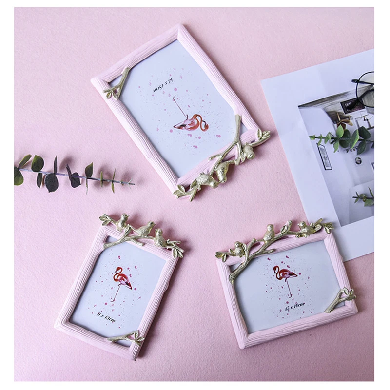 Фоторамка из смолы в ретро стиле креативное винтажное 3D изображение дерева с