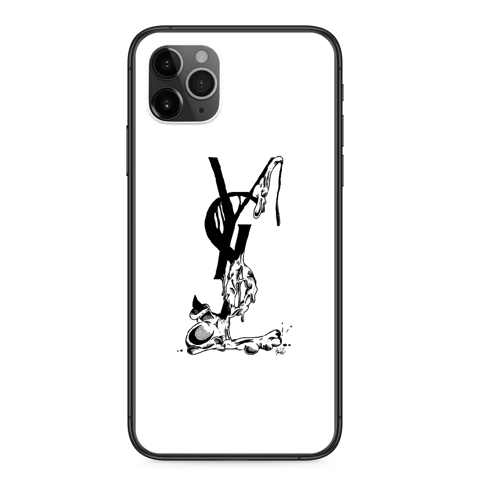

Makeups Y-YSL Design Phone Case cover For Iphone 11 7 8 XR 5 5C 5S 6 6S PLUS X XS PRO SE 2020 MAX black funda 3D prime trend