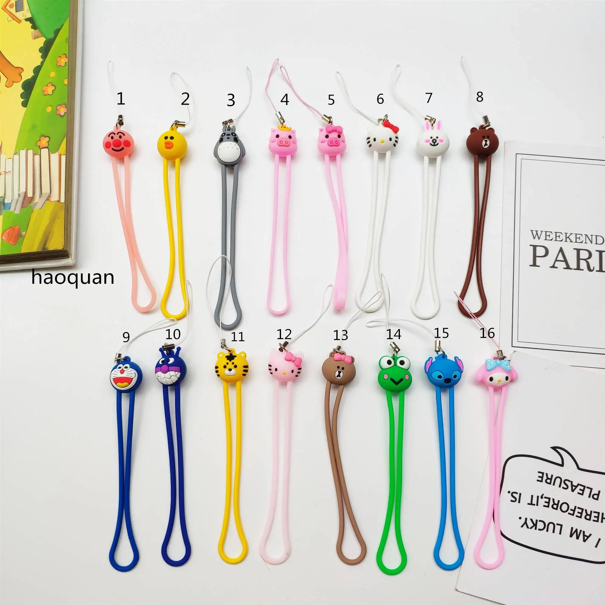 Мобильный телефон ремешок для общего назначения сотовый 3D мультфильм анти