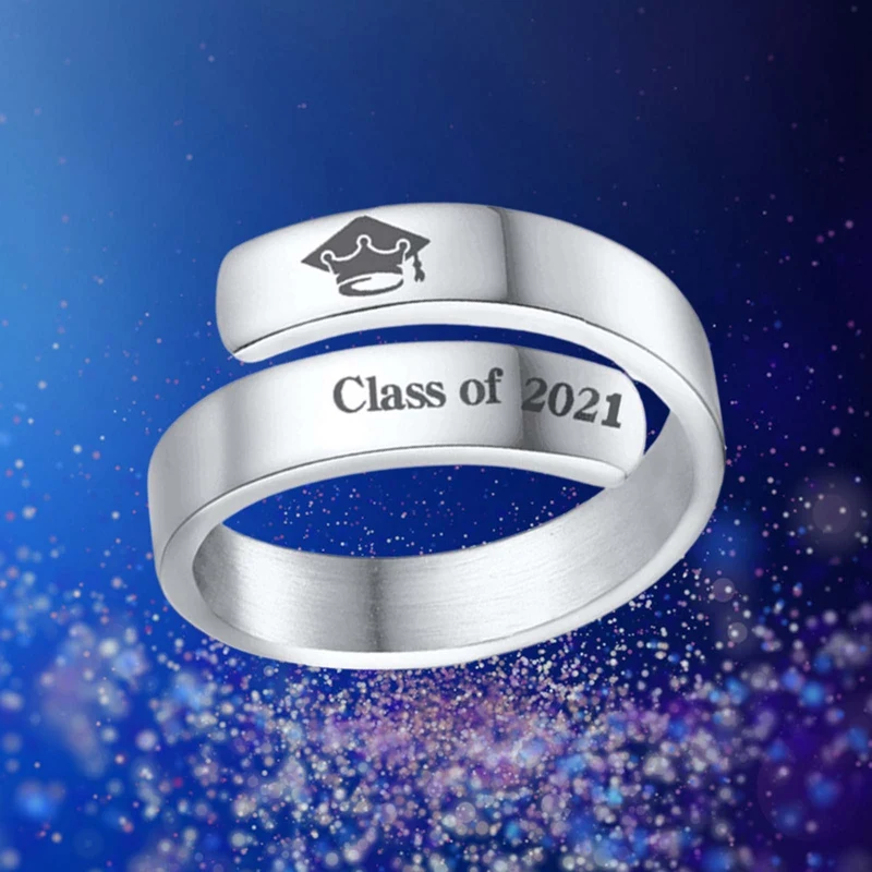 Кольцо мужское класс 2021 братское кольцо подарок на выпускной | Украшения и