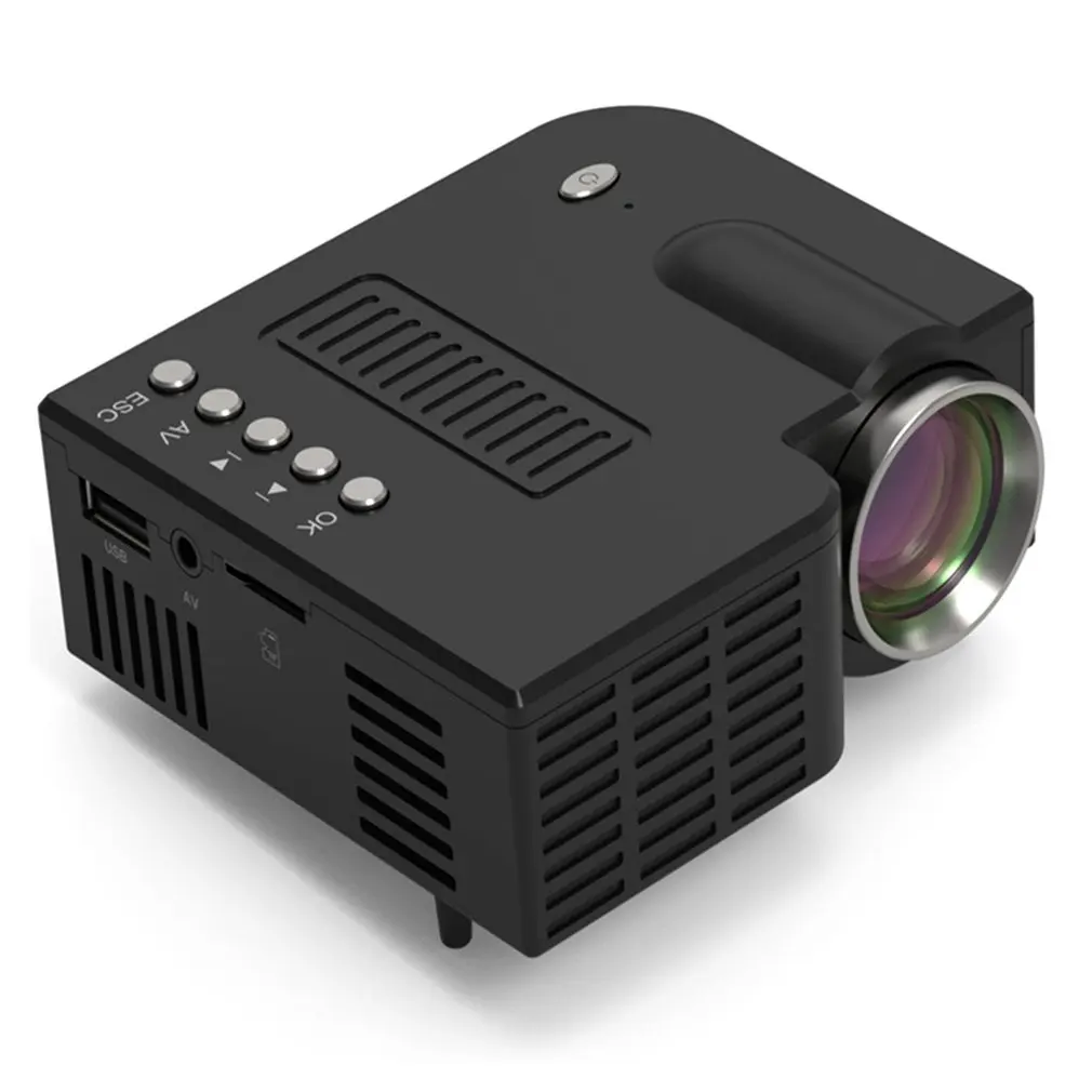 

UC28C Portable Projector Wired Same Screen 1080P Full HD Media Player LCD Projector Home Theater Movie Device Digital Projector