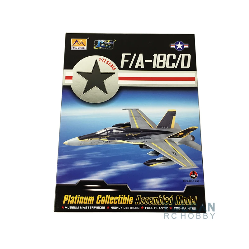 

US Stock Easy Model 37118 1/72 Navy F/A-18C VFA-146 NG-300 Aircraft Warplane Model TH07343-SMT4