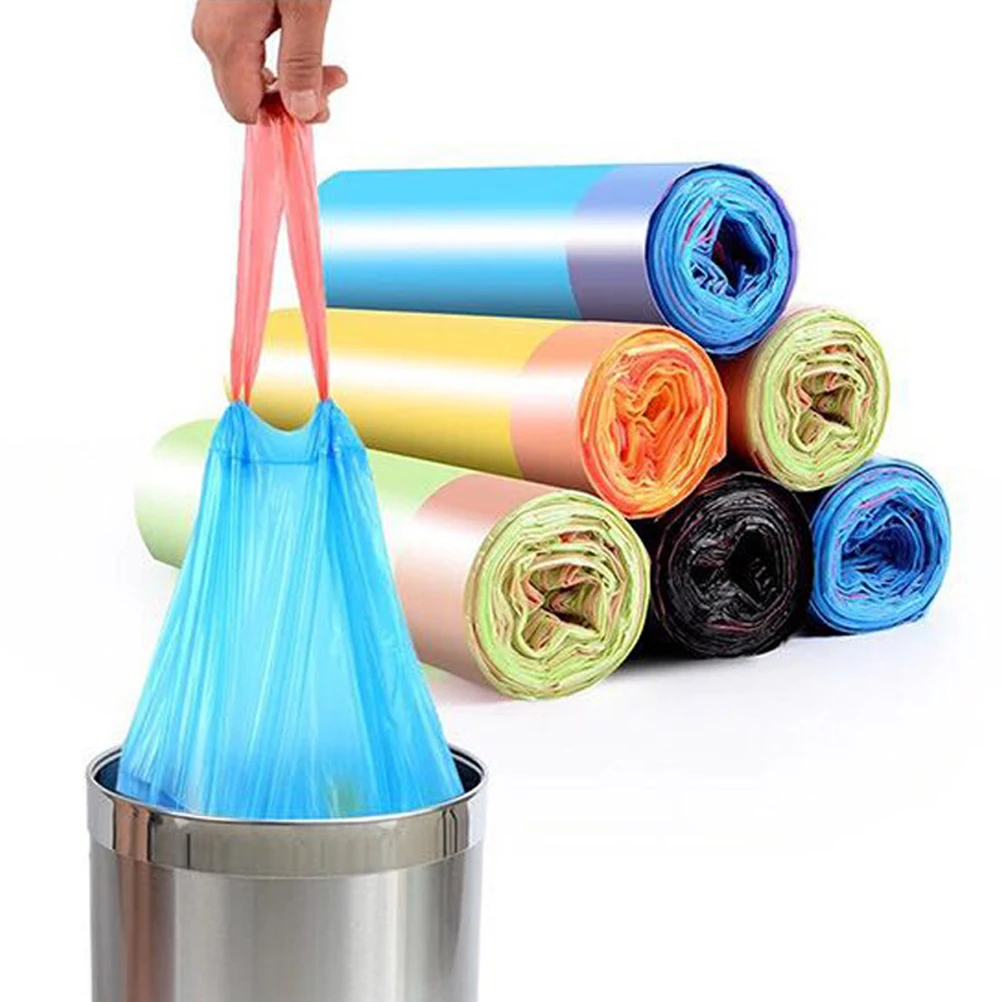 

Drawstring Garbage Bag Vest Type Garbage Bags Kitchen Thickening Trash Bag