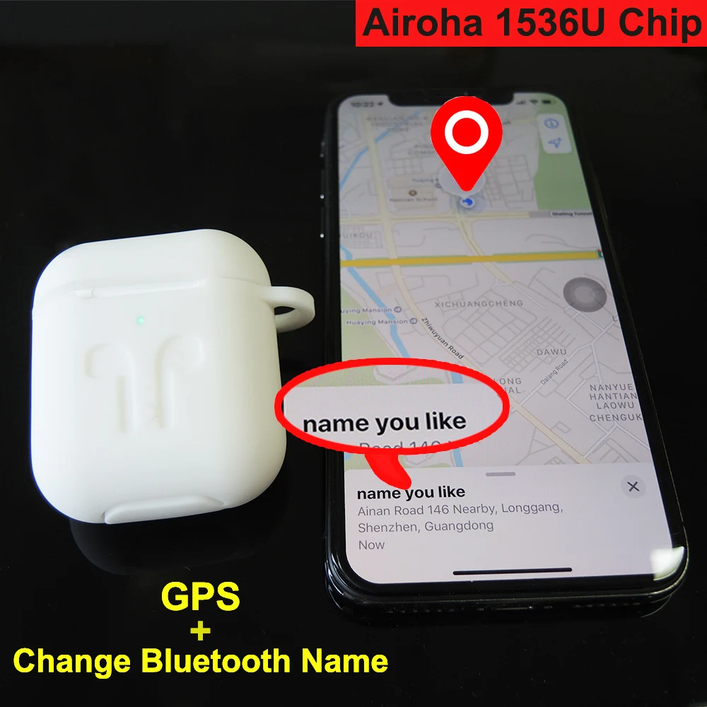 I500 TWS Смарт ушной датчик всплывающие Bluetooth наушники беспроводные наушники gps местоположения для IOS изменение Bluetooth имя наушники