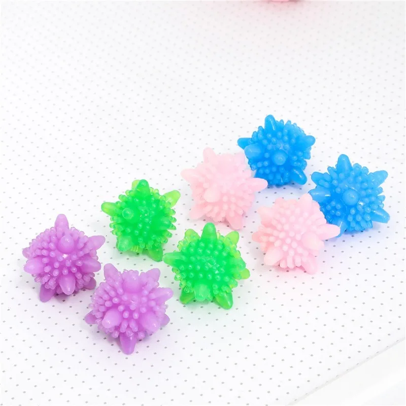 Шарик для стирки дома шарик ухода за тканью против намотки мяч уборки из мягкого