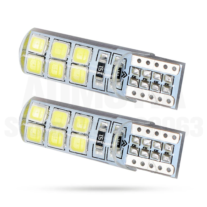 194 x яркая кварцевая T10 светодиодный W5W 2835 12SMD парковочный автомобильный клиновый