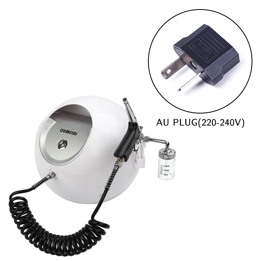 AU Plug Вода кислородная струя пилинг уход за кожей лица Омоложение кожи увлажняющая, против морщин удаляет воду кислород красота лица кислород Spraye - Цвет: AU Plug