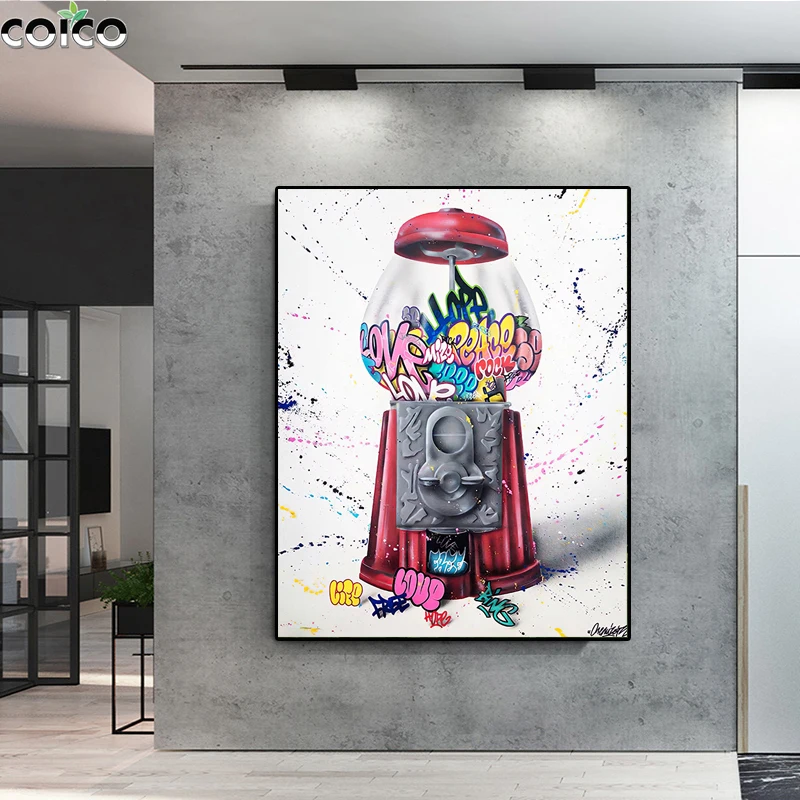 

Street Artisc Wall Art Canvas Painting Body Parts Fist Abstract Art Poster and Prints HD Picture Nordic Aesthetic Room Decor