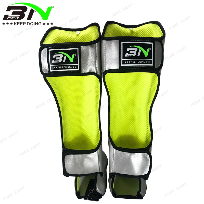 Новинка микрофибра кожа для бокса защита голени золото лодыжки ММА муай Тай