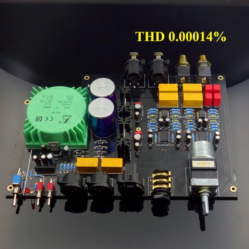 Lusya полностью сбалансированный вход выход TPA6120 усилитель для наушников с