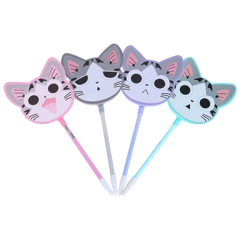 4 шт. креативные Мультяшные сырные кошачьи веерообразные чернила для гелевой