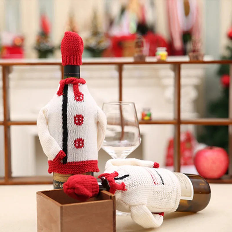 Домашний шикарный вязаный Рождественский свитер красная фотография