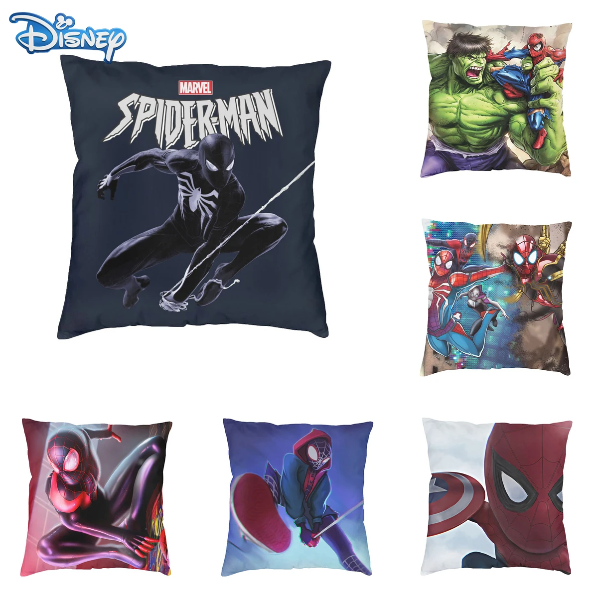 

Marvel The Avengers Spiderman Venom Pillowcase Ornamental Pillows for Living Room Sleeping Pillows and Mattress car Pillow