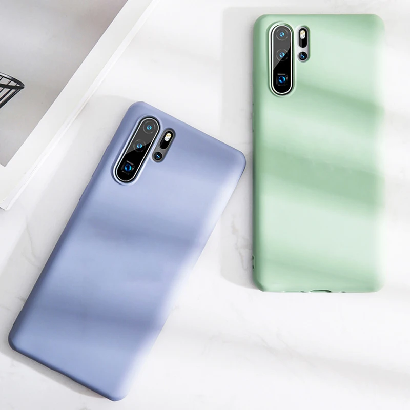 Роскошный мягкий силиконовый чехол для Huawei P40 P20 Pro P30 Lite Mate 20 Mate20 P30Pro Nova 5T Honor