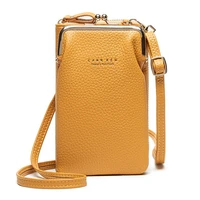 fashion small crossbody bags women mini pu leather shoulder messenger bag for girls yellow ladies phone purse zipper flap