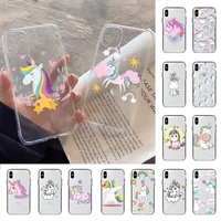 unicorn cartoon funny horse phone case for iphone 11 12 13 mini pro xs max 8 7 6 6s plus x 5s se 2020 xr cover