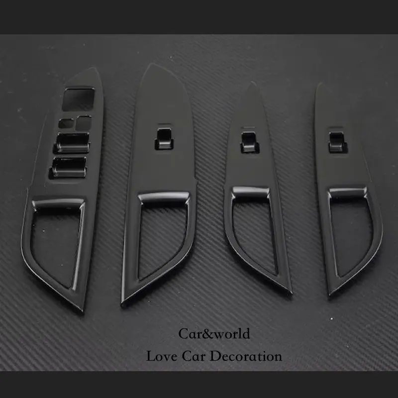 Наклейка на дверь подлокотник окно кнопка переключателя крышка панели отделка