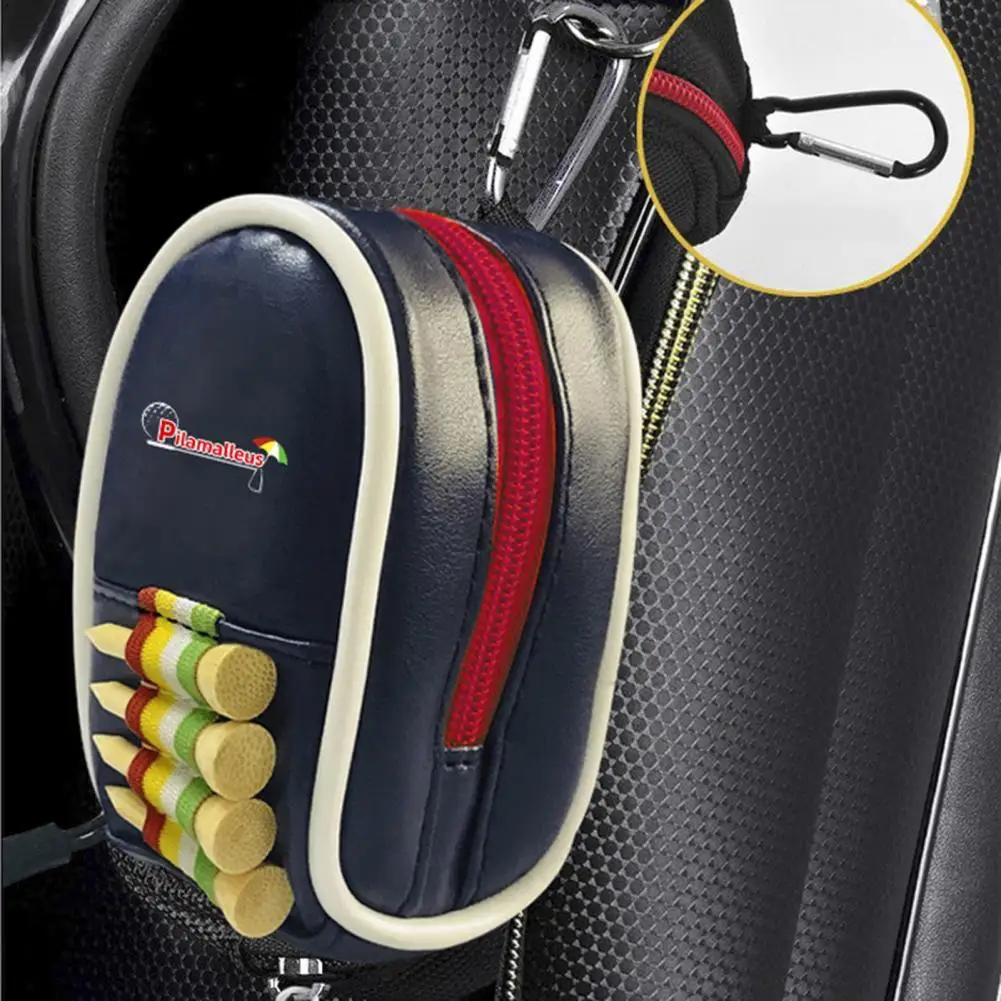 

Сумка для хранения мячей для гольфа износостойкая стильная влагостойкая сумка-Органайзер из искусственной кожи для переноски мячей для го...