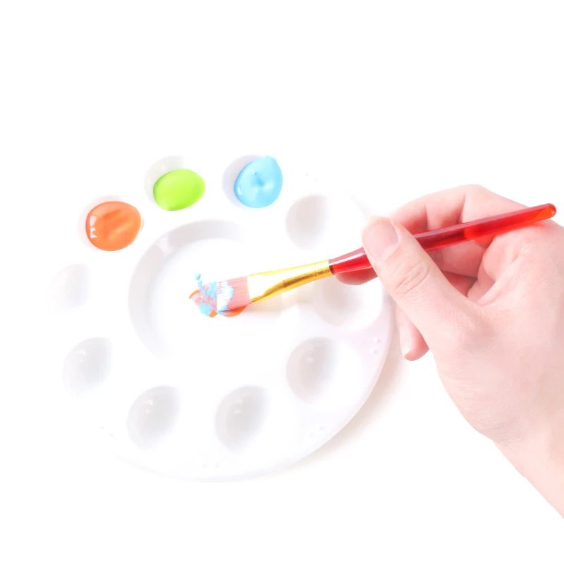 

5Pcs 10Grid Watercolor Oil Paint Painting Tray Mixing Palette Artist Drawing