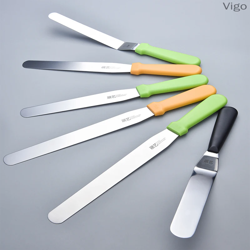 Инструменты для украшения торта шпатель с пластиковой стяжкой крема форма