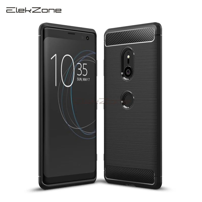 For Sony Xperia XZ3 XZ1 XZ2 Premium Case Carbon fiber Cover Shockproof Phone Cases For Sony Xperia XZ2 Compact  XZ1 Back cover