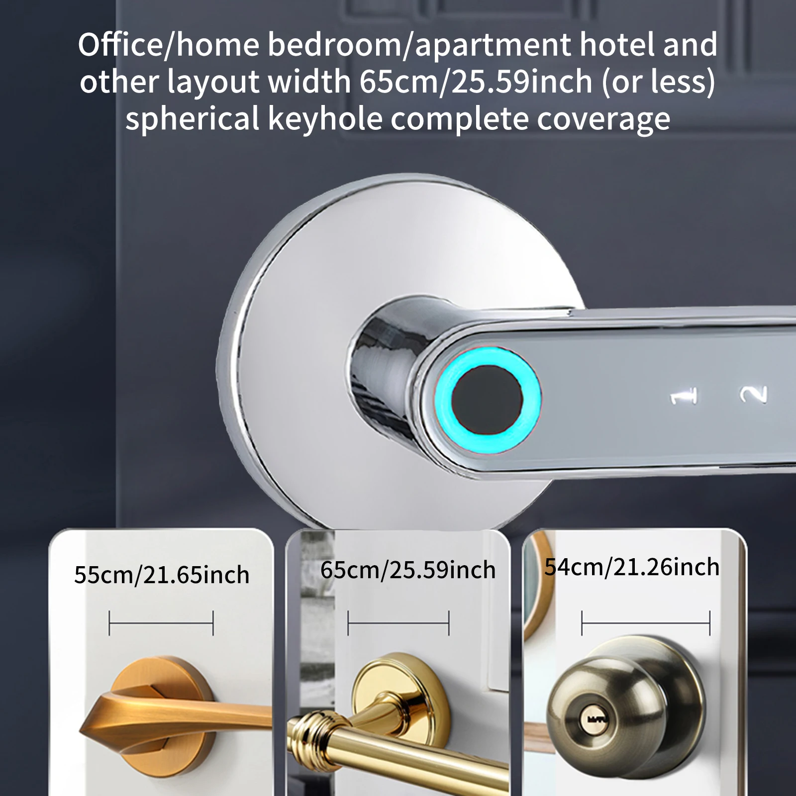 

Электронный дверной замок с отпечатком пальца, дверной замок/паролем/картой IC, цифровой дверной замок для дома, частного дома, квартиры