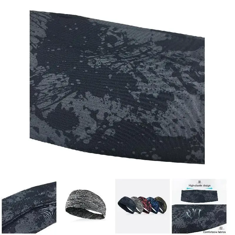 Горячая повязка на голову впитывающая головная Налобная от пота эластичная для