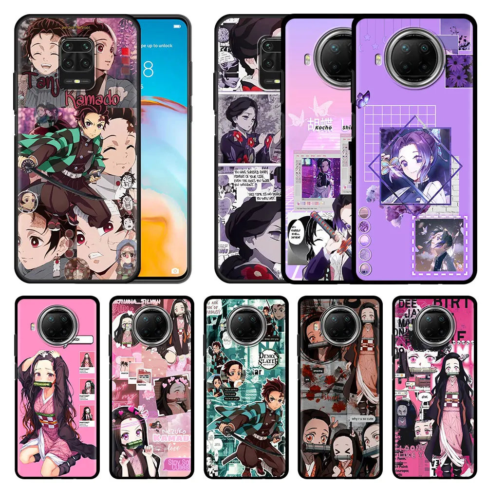 

Demon Slayer Anime Silicone Phone Case For Fundas Redmi Note 9S 9 8 2021 9A 9C 8T 9T 10 Pro 7 7A 8A 6 6A 4G TPU Shell Cover