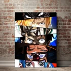 Домашний декор настенная живопись Одна деталь аниме Япония холст печати постер шляпа современного искусства стены Модульная картина Спальня фон рамки