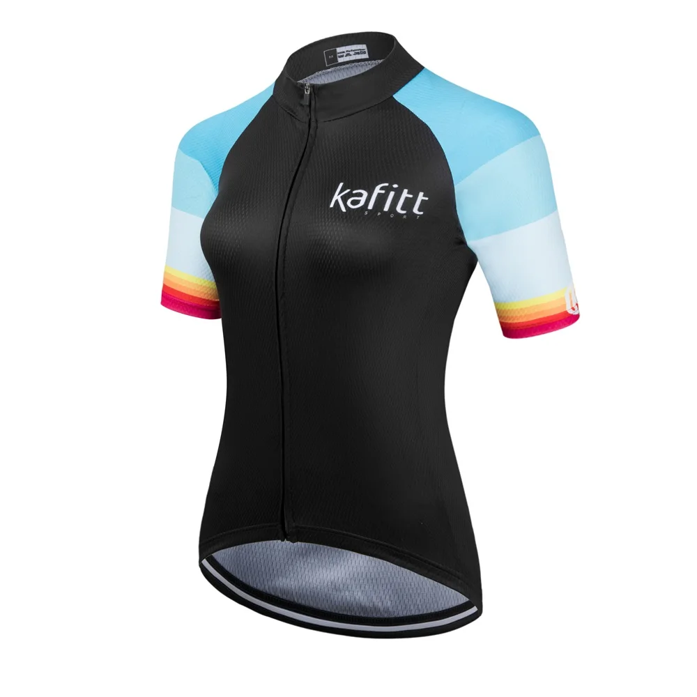 Kafiz Tricuta ciclismo donna maglia ciclismo maglia personalizzata asciugatura rapida MTB abbigliamento bici uniforme estiva traspirante corto nuovo