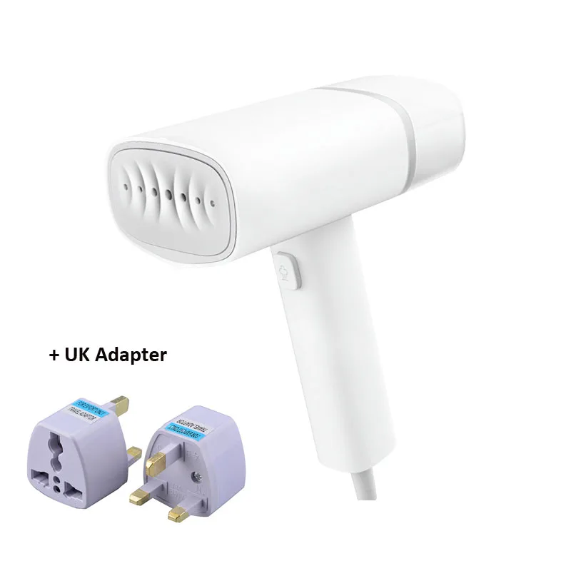 Add UK Adapter XIAOMI MIJIA ZANJIA отпариватель для одежды Утюг ручной мини-генератор бытовой Электрический Очиститель одежды подвесной глажка - Цвет: Add UK Adapter