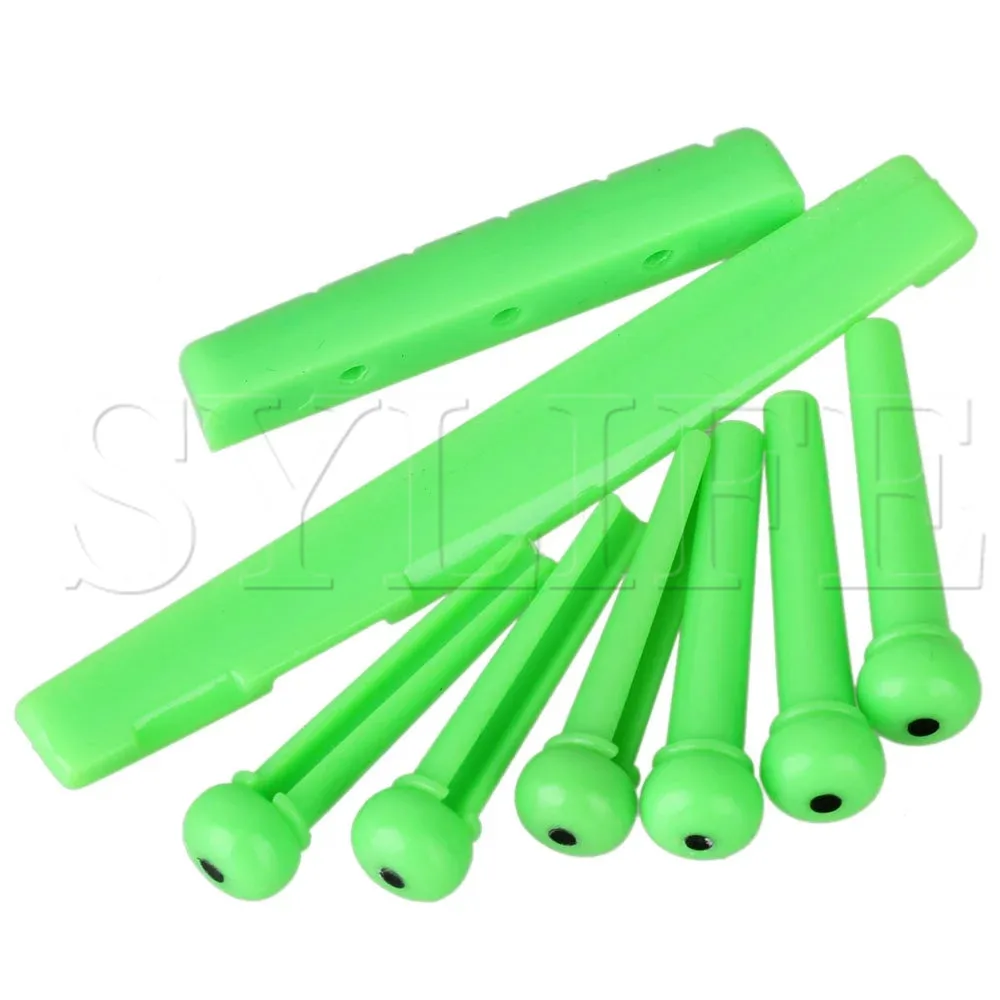 Зеленые пластиковые акустические гитарное село Классические инструменты