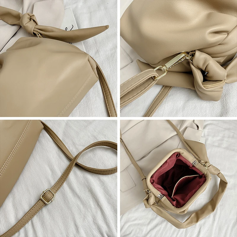 

JIEROTYX Luxury Chic Women Fashion Handbags Wholesale Exquisite Shoulder Bag Soft Strap Trendy Messenger Crossbody Bags Sac