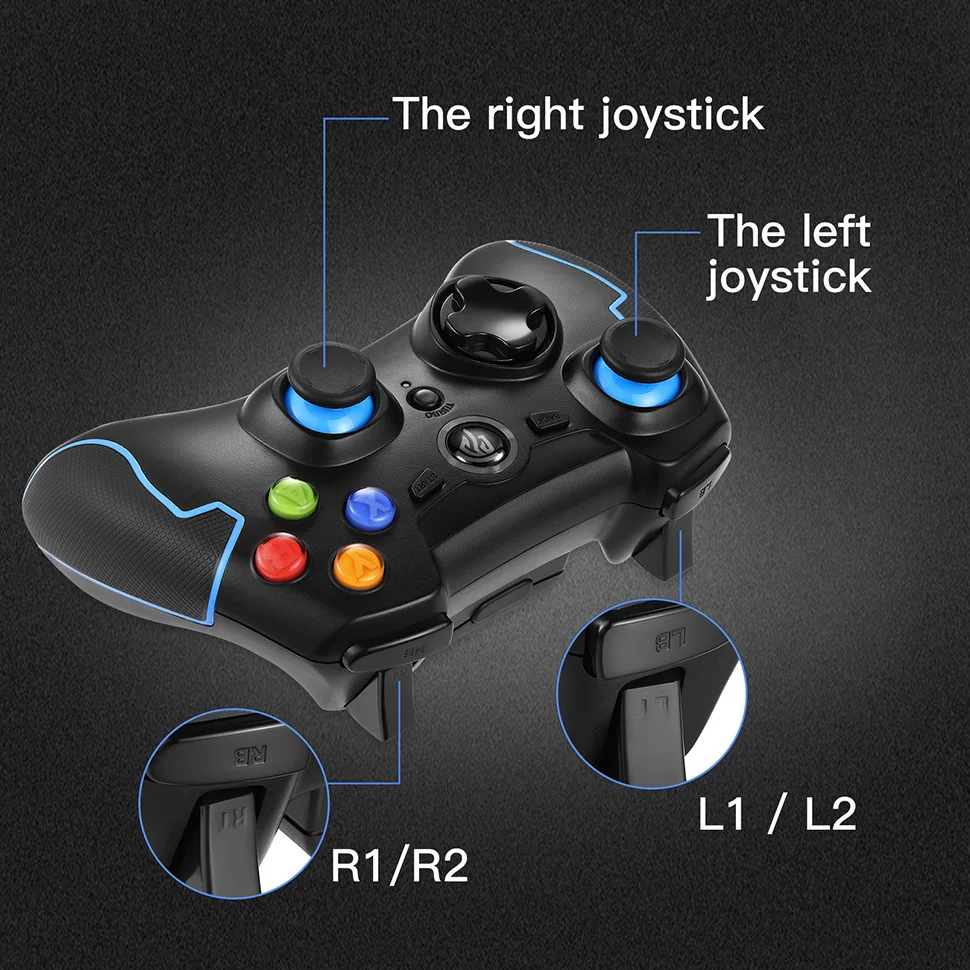 EasySMX ESM-9013 геймпад игровой контроллер джойстик Joypad с Virbation геймпад для медиаплеер Xiaomi Android телефон PS для геймеров на ПК