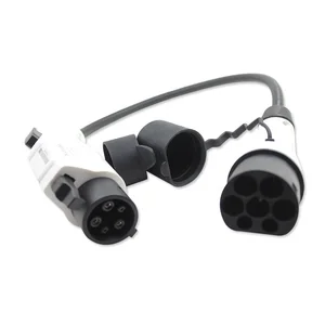 Зарядный кабель для электромобиля типа 2 к J1772, тип 1, адаптер для EV, зарядная станция EVSE 16 А, кВт, 32 А, 7 кВт