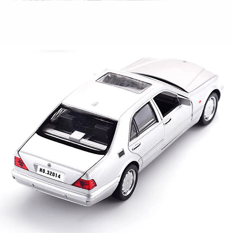

Simulation Alloy 1:32 Ben S Class W140 Classic Toy Car Model Metal Diecast Toy Vehicle Pull Back For Collection Gifts