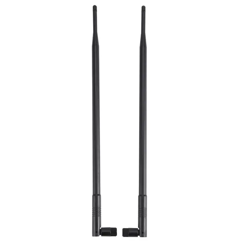 New-2X 9DBi 2 4 GHz 5GHz 5 8 Двухдиапазонная RP-SMA WiFi антенна совместимая Amp Беспроводная Zmodo |